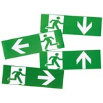 Pictogram noodverlichting DecaLED Pictogram Set 4 stk voor 94000115 I Pictogram noodverlichting DecaLED Pictogram Set 4 stk voor 94000115 I